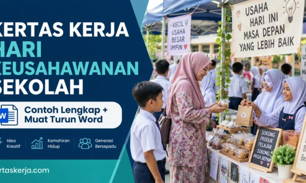 Kertas Kerja Hari Keusahawanan Sekolah: Contoh Lengkap & Download Word