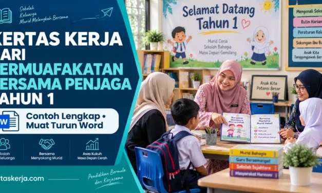 Kertas Kerja Hari Permuafakatan Bersama Penjaga Tahun 1: Contoh & Word