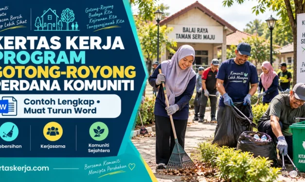 Kertas Kerja Program Gotong-Royong Perdana Komuniti