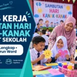 Kertas Kerja Sambutan Hari Kanak-Kanak Sekolah: Contoh & Word