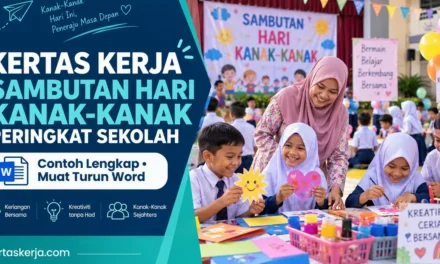 Kertas Kerja Sambutan Hari Kanak-Kanak Sekolah: Contoh & Word